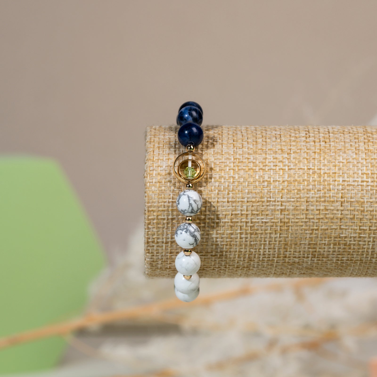 Sodalite and howlite DIY  bracelet
