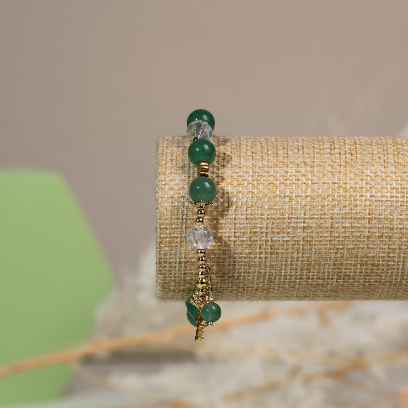 Green aventurine  DIY   bracelet
