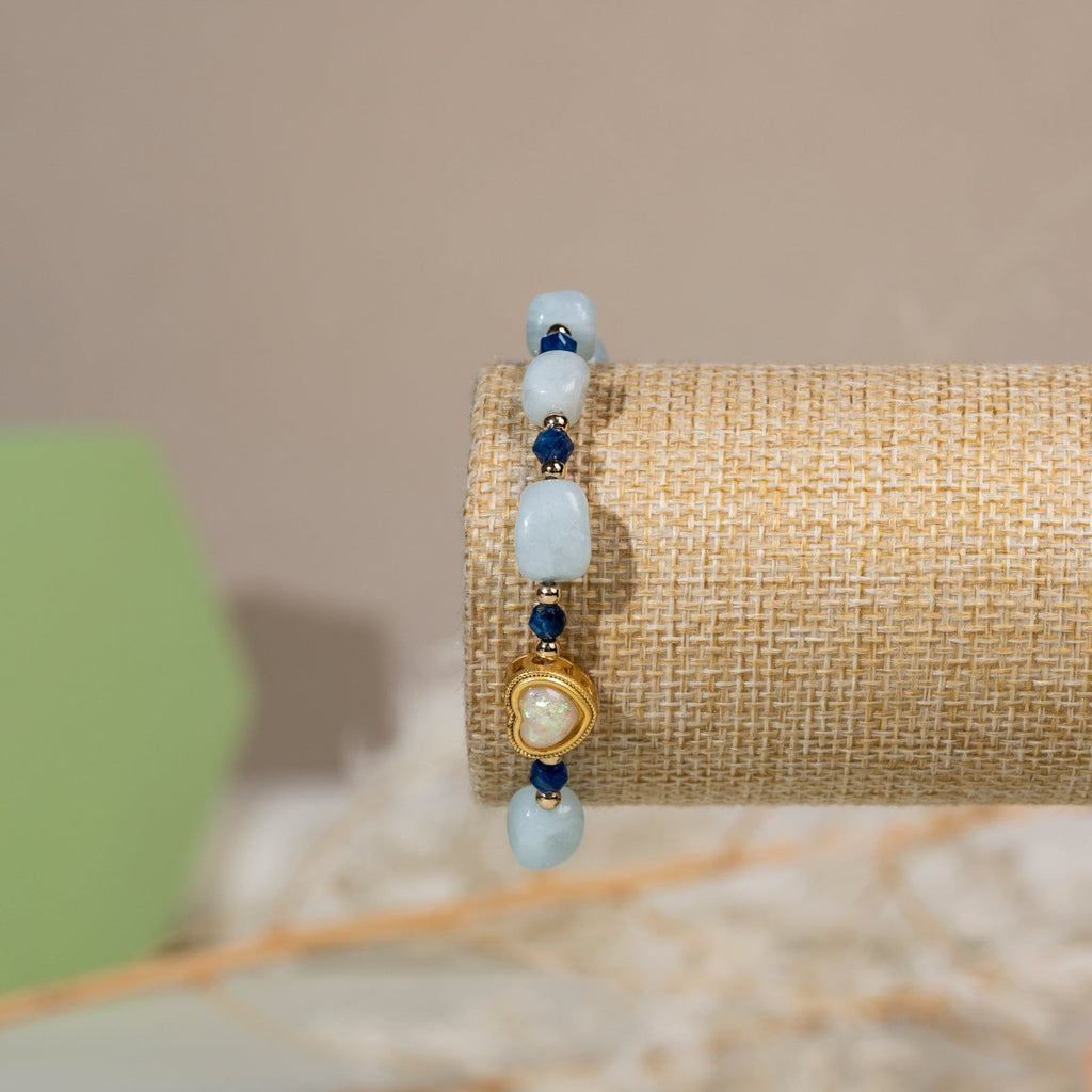 Aquamarine DIY bracelet
