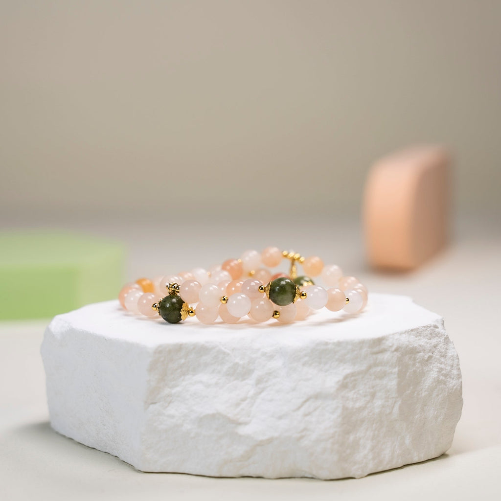 Pink aventurine  DIY  bracelet