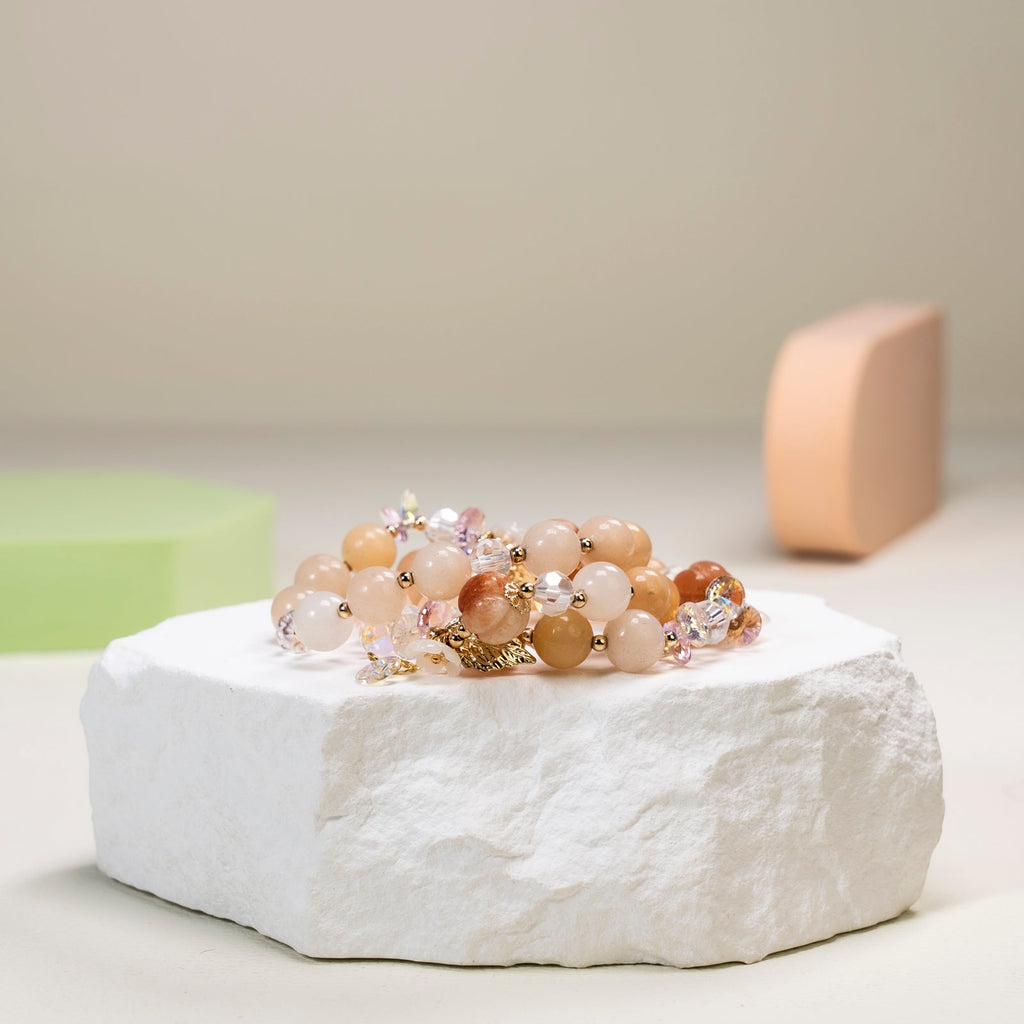 Pink aventurine DIY  bracelet