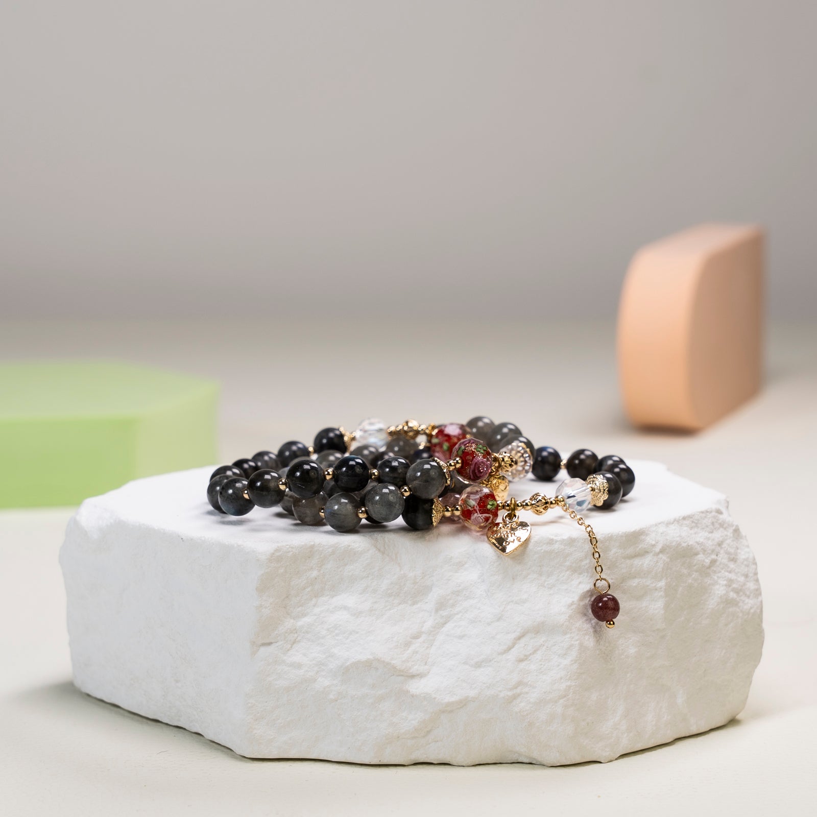 Labradorite DIY   bracelet