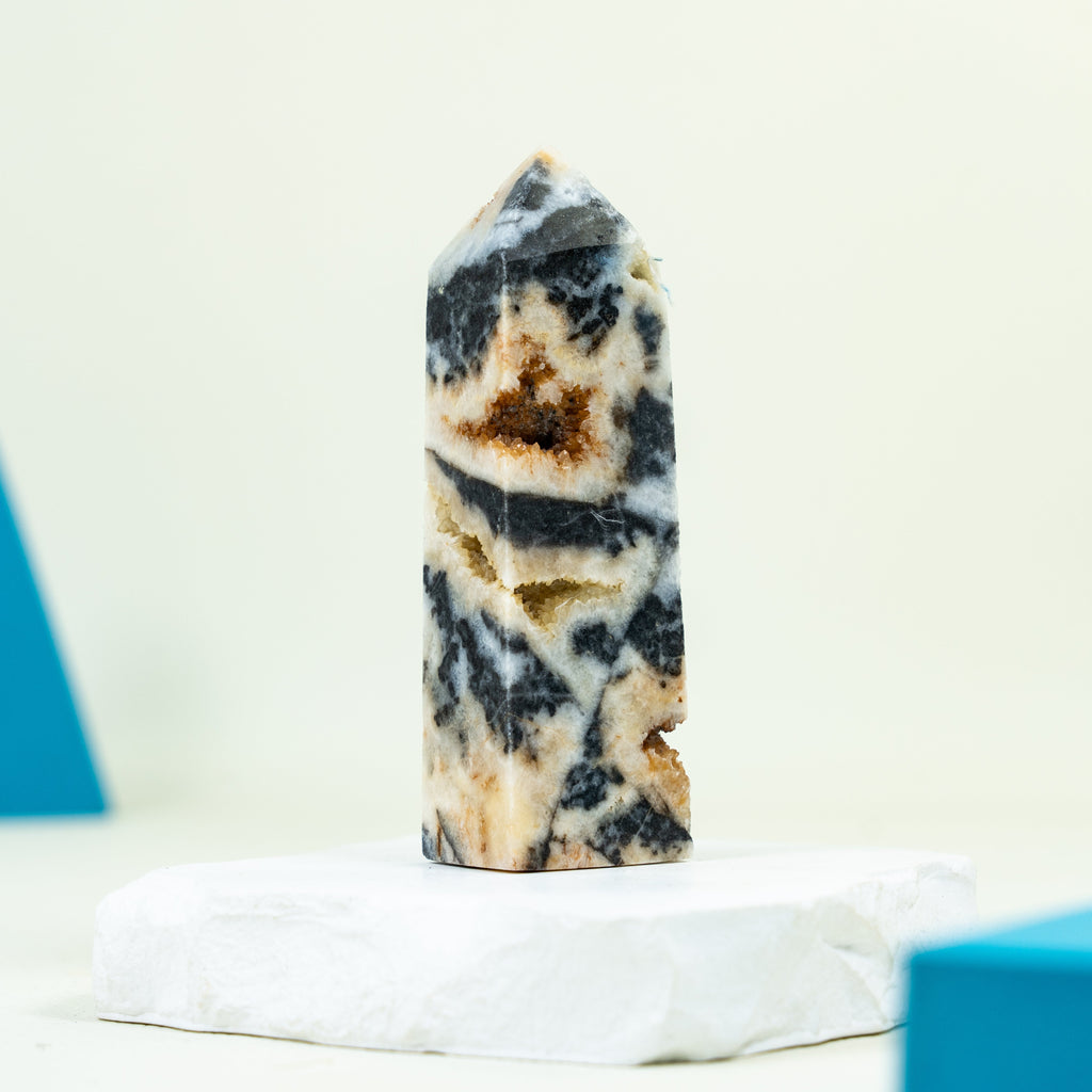Tiger Skin Agate Tower Point