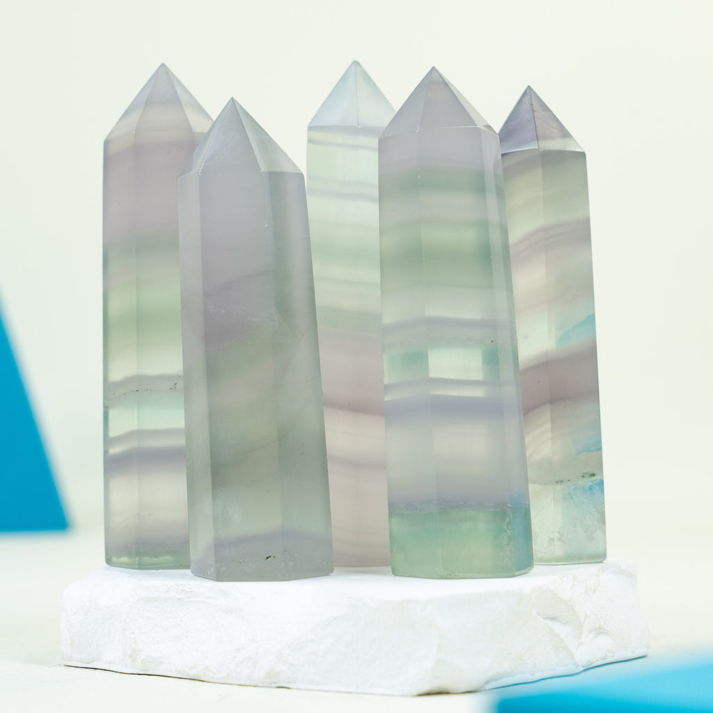 Light Fluorite Tower Point