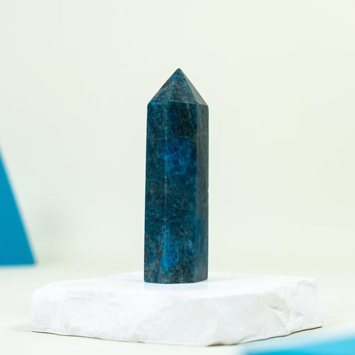 Blue Apatite Tower Points