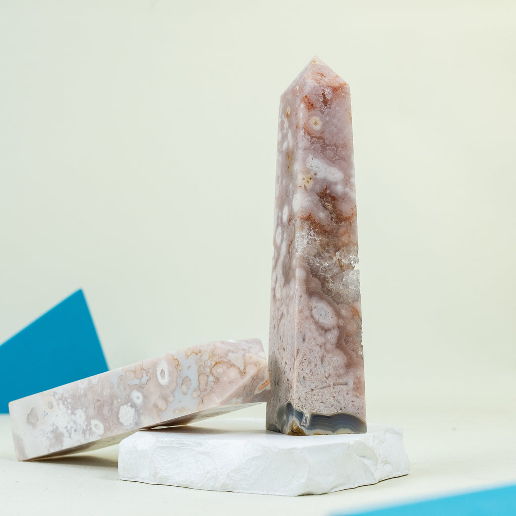 Pink Amethyst Cherry Tower Point