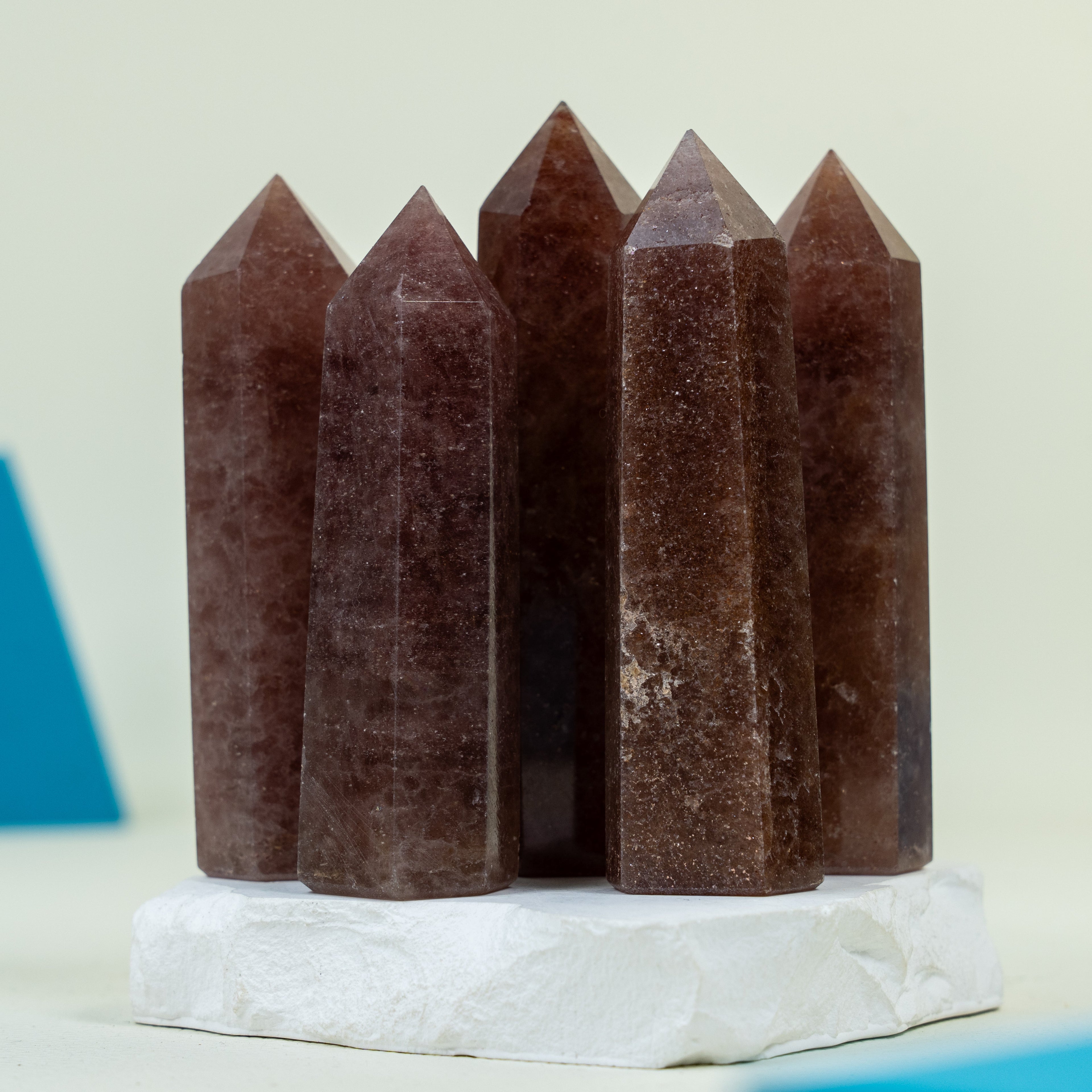 Strawberry Quartz Tower Point