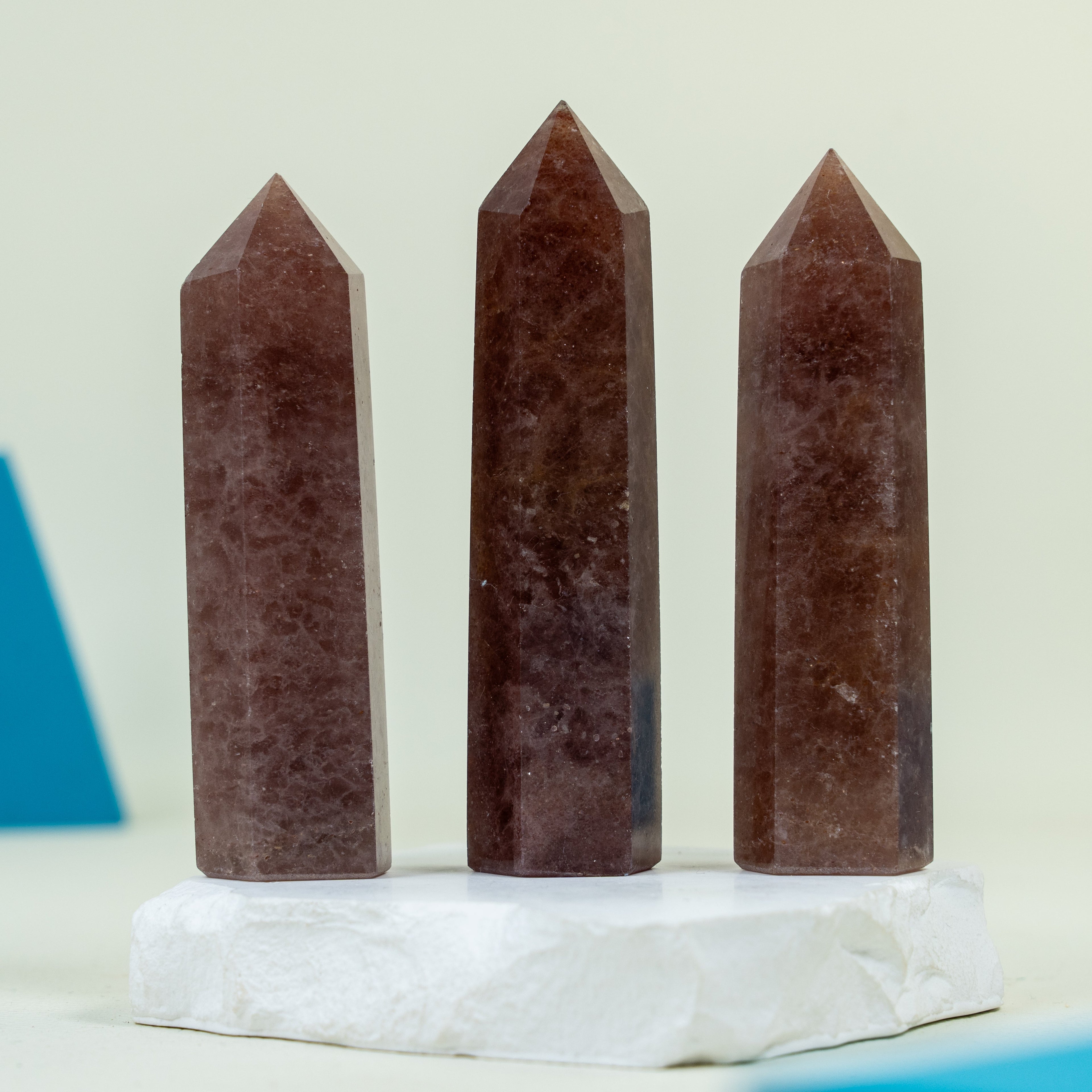 Strawberry Quartz Tower Point
