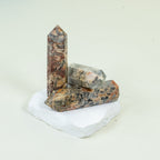 Crazy Lace Agate Tower Point