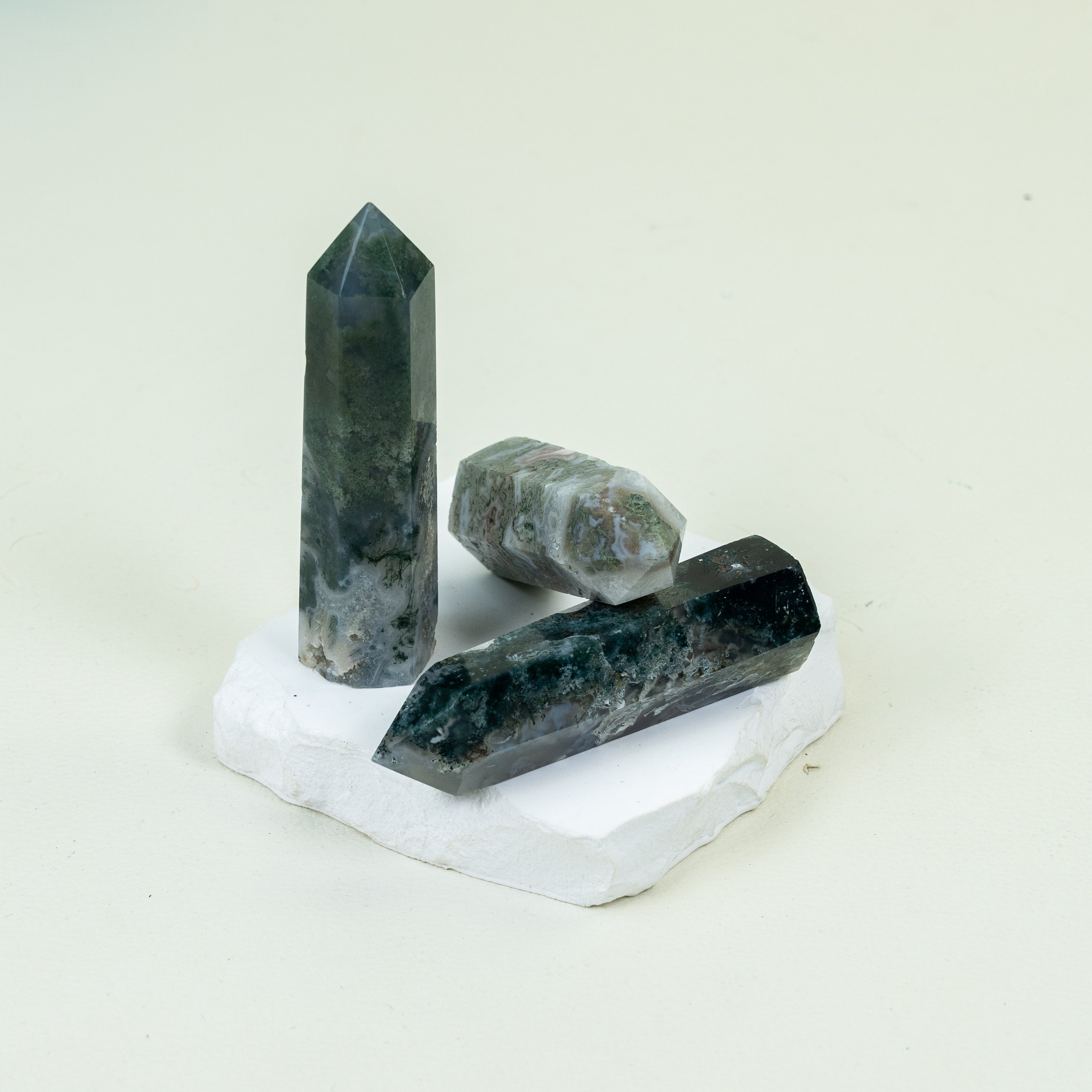 Moss agate Tower Point