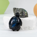 Lab Turtle Carving(Labrodorite)