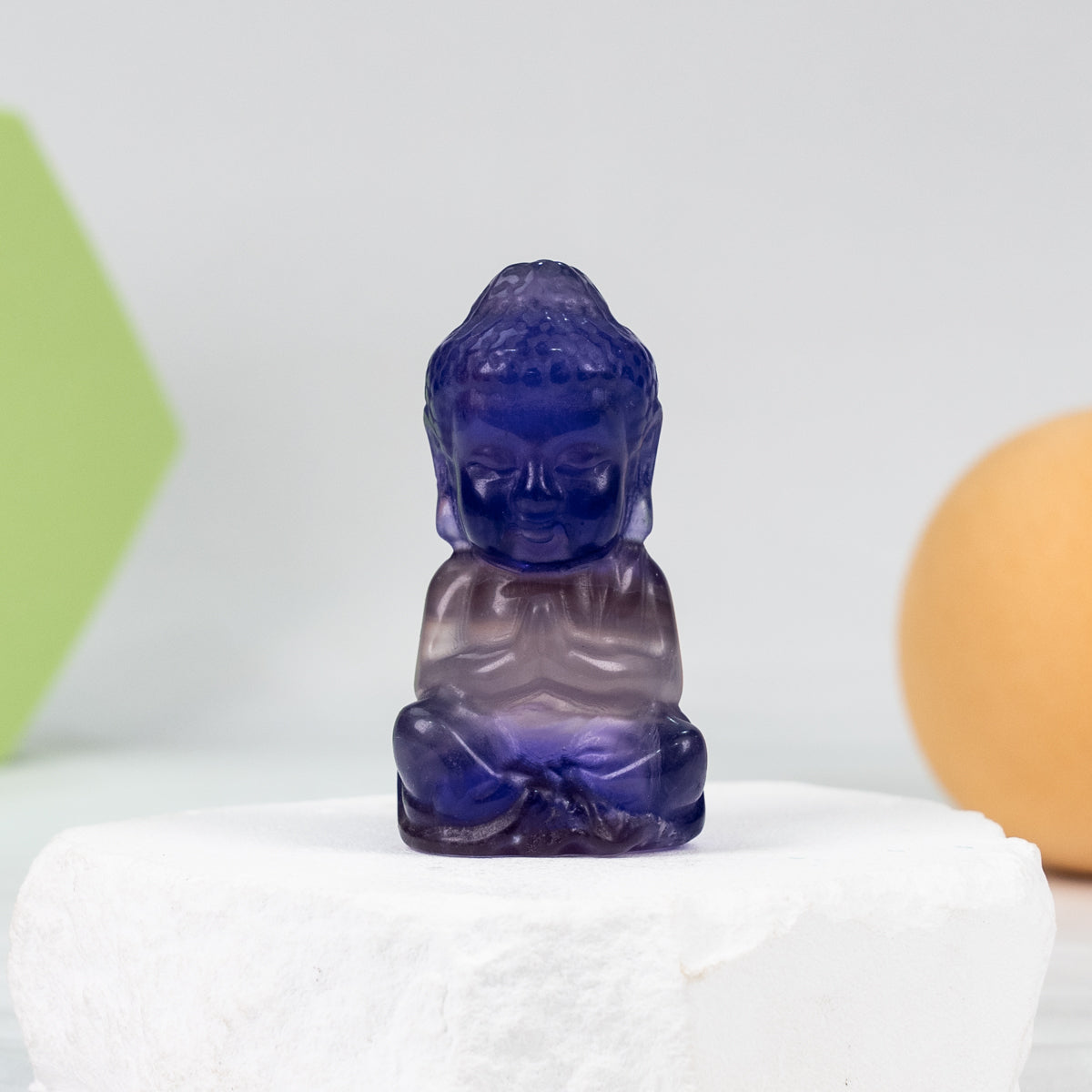Baby Buddha Carving (Fluorite)