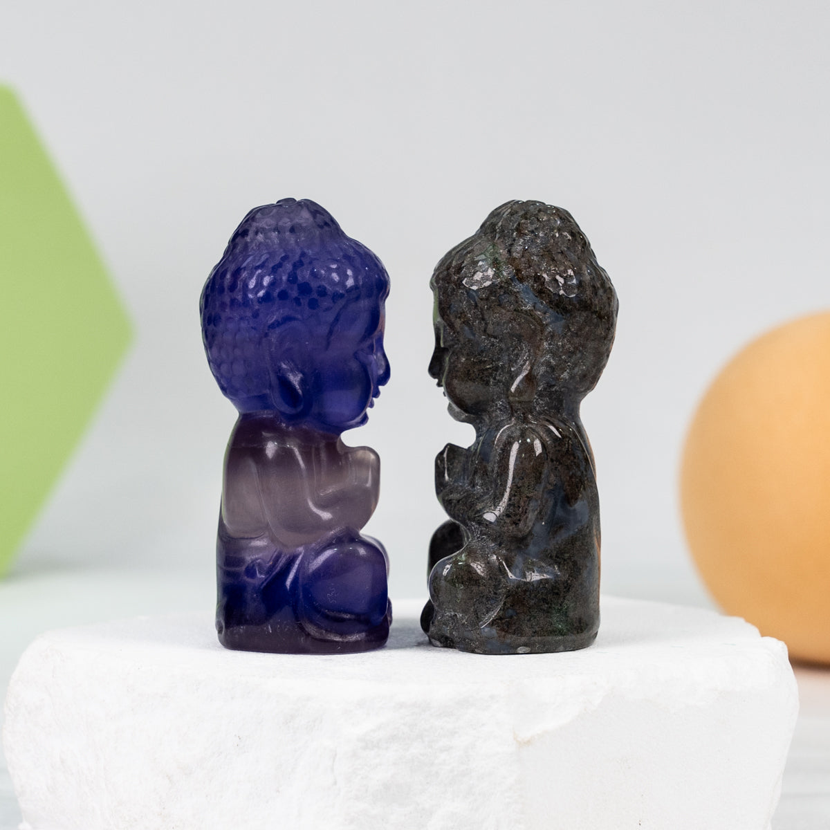 Baby Buddha Carving (Fluorite)