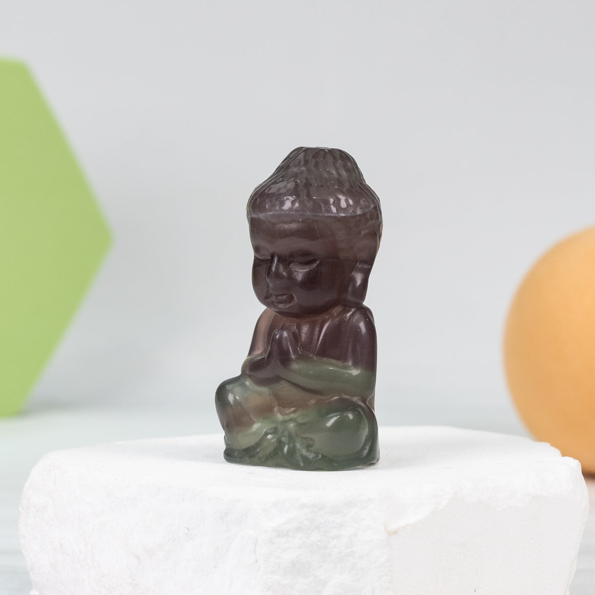 Baby Buddha Carving (Fluorite)