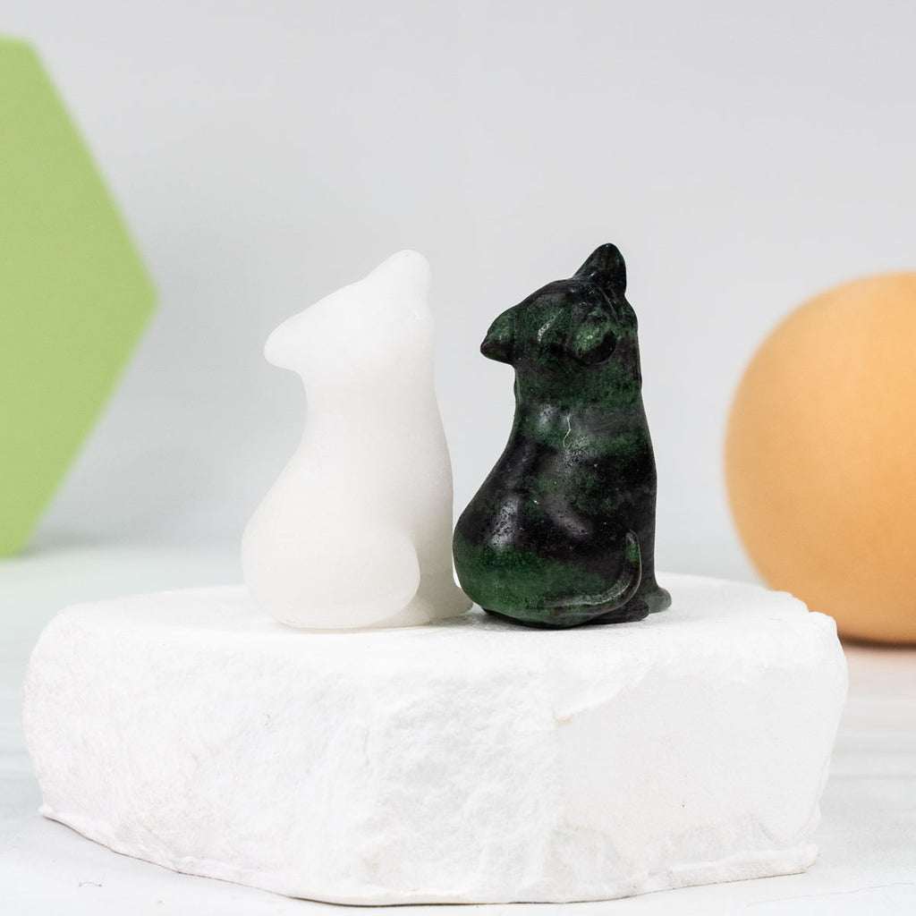 Wolf carving