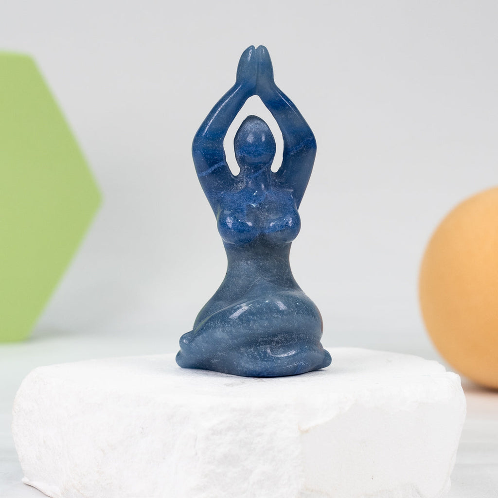 Yoga goddess carving