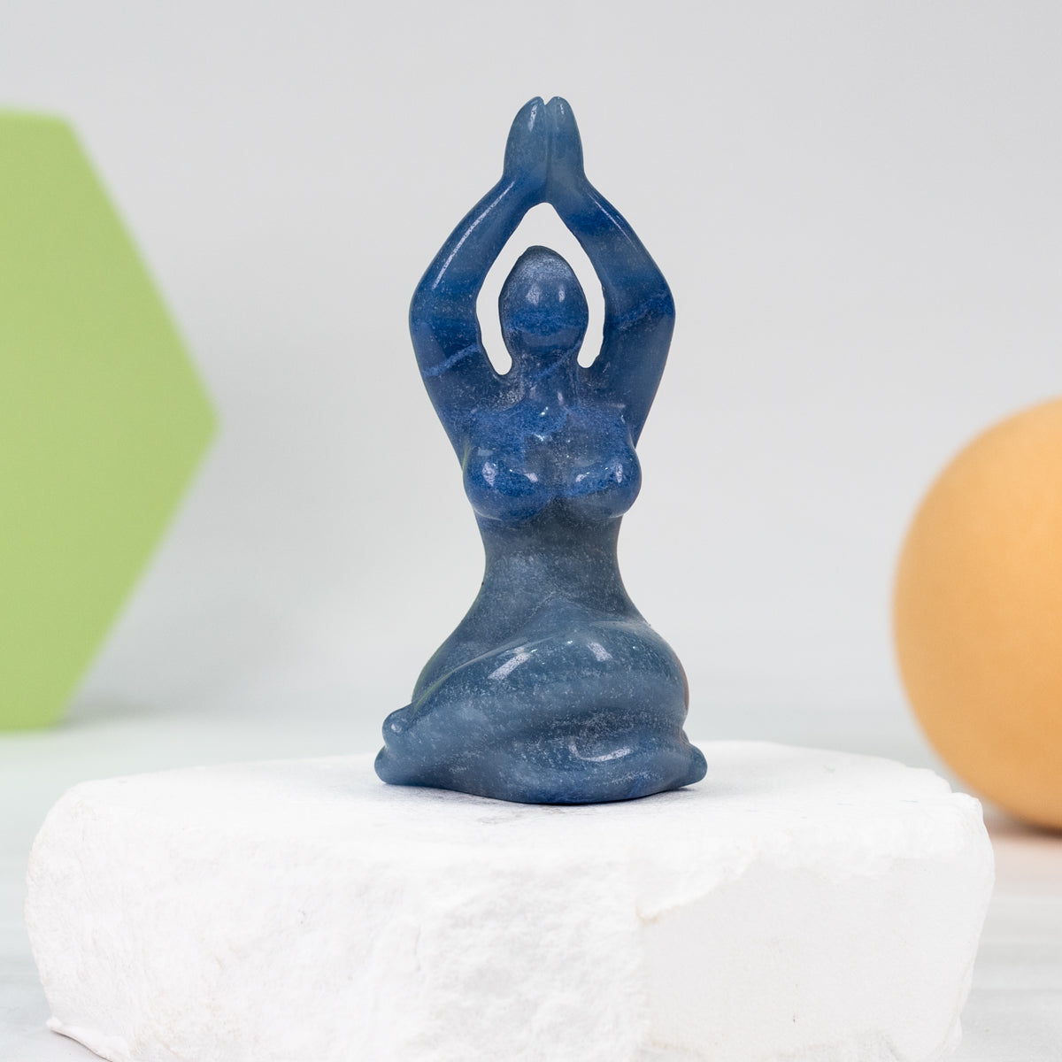 Yoga goddess carving