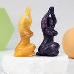 Yoga goddess carving