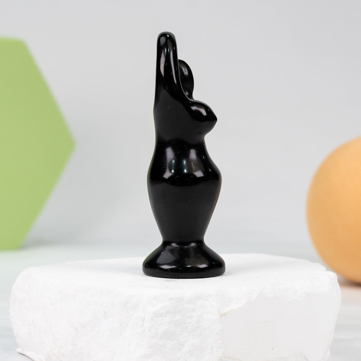 Buxom Goddess Carving