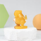 Sandshrew Carving (Orange Calcite)
