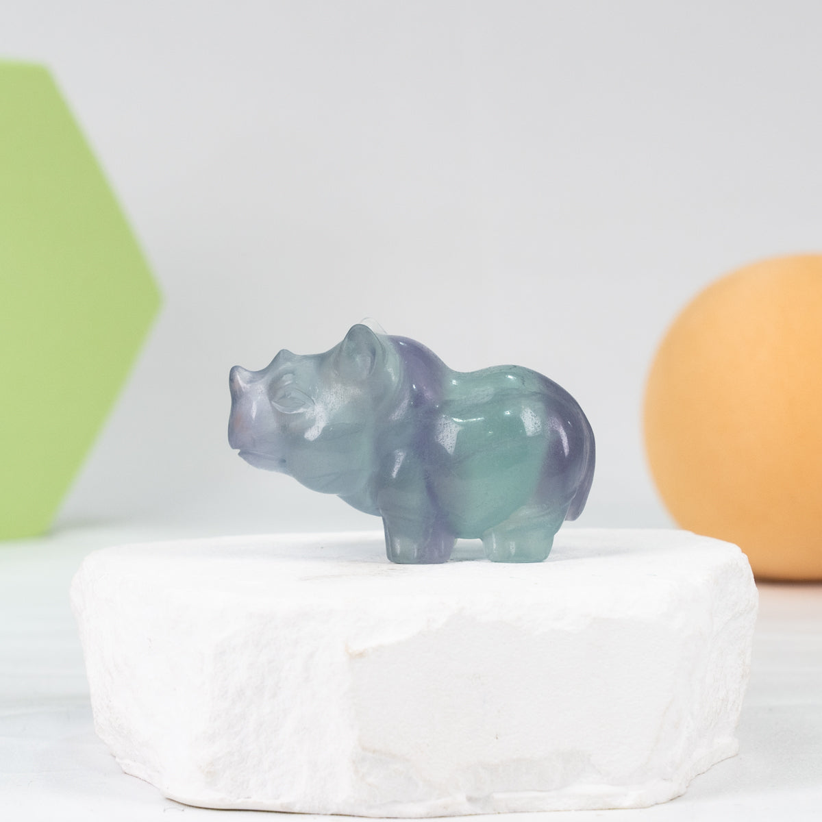 Rhinoceros carving