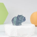 Rhinoceros carving