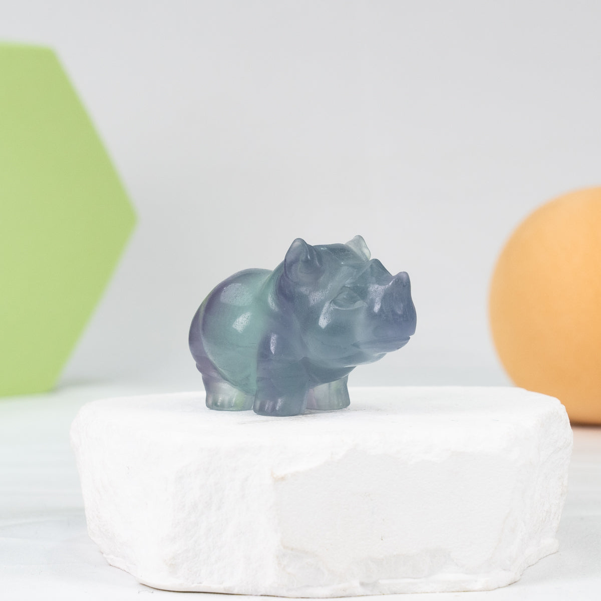 Rhinoceros carving