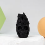 Tiger head skull Carving