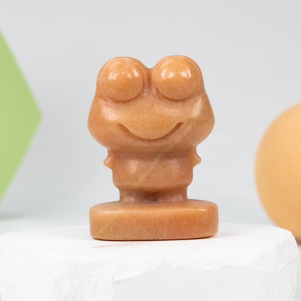 Big eye frog Carving