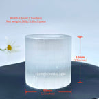Selenite Candle Holder