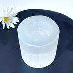 Selenite Candle Holder