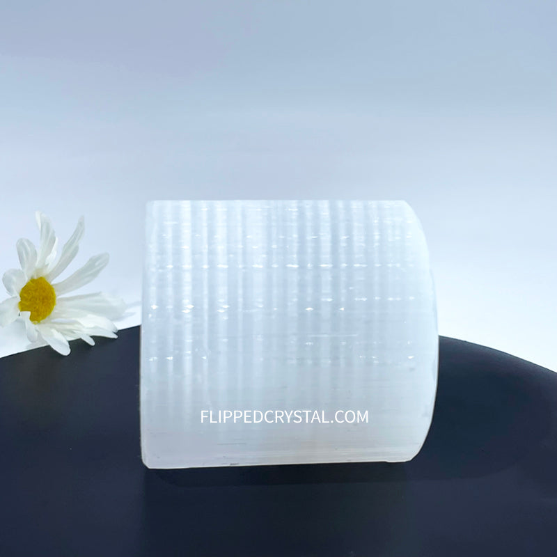 Selenite Candle Holder