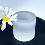 Selenite Candle Holder