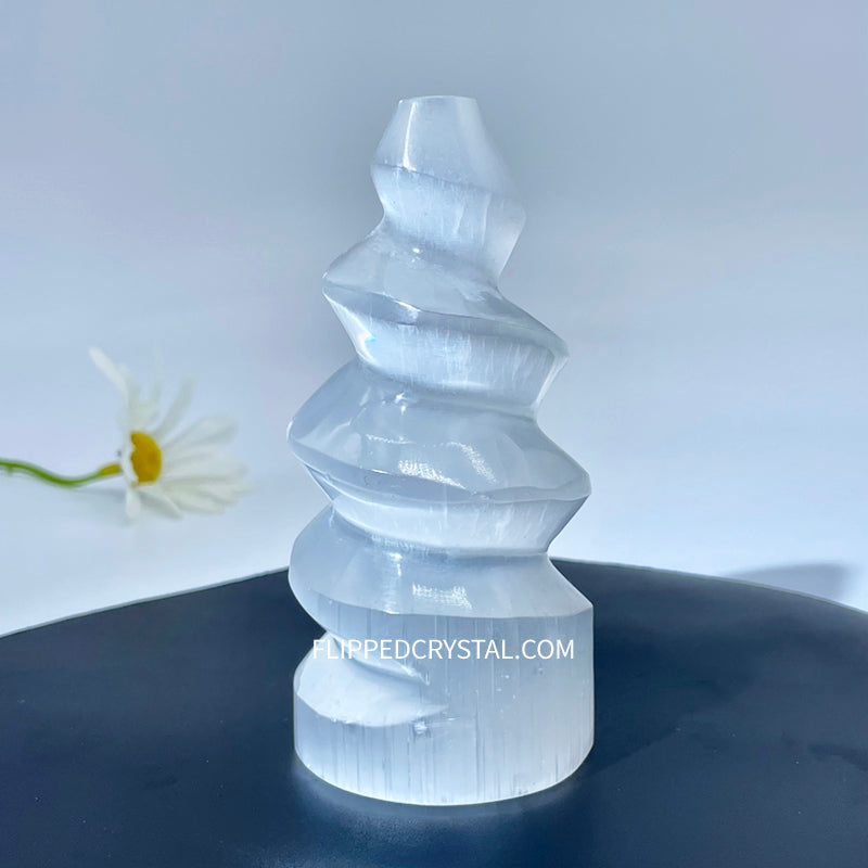 Selenite Spiral Tower