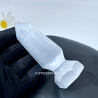 Selenite Tower With Stand