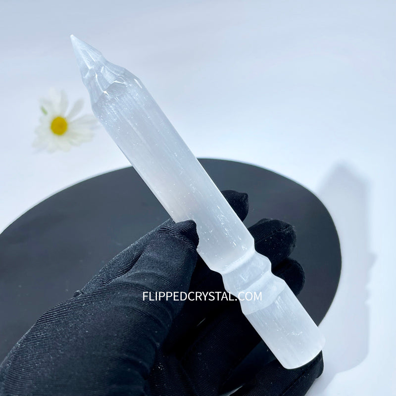 Selenite Wand